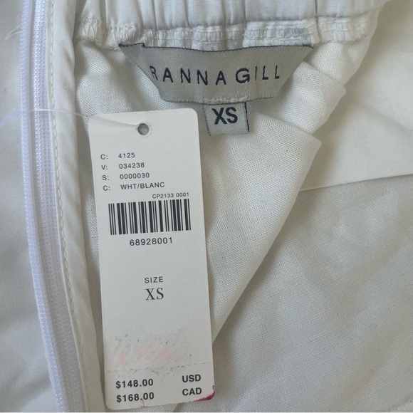 NWT ANTHROPOLOGIE Ranna Gill Shiffly Romper in White - Size XS - Picture 4 of 15